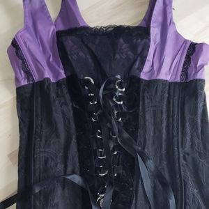 Zip up corset